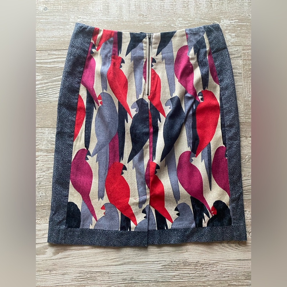 NIC & ZOE Flying High bird pencil skirt 2 - Picture 4 of 7